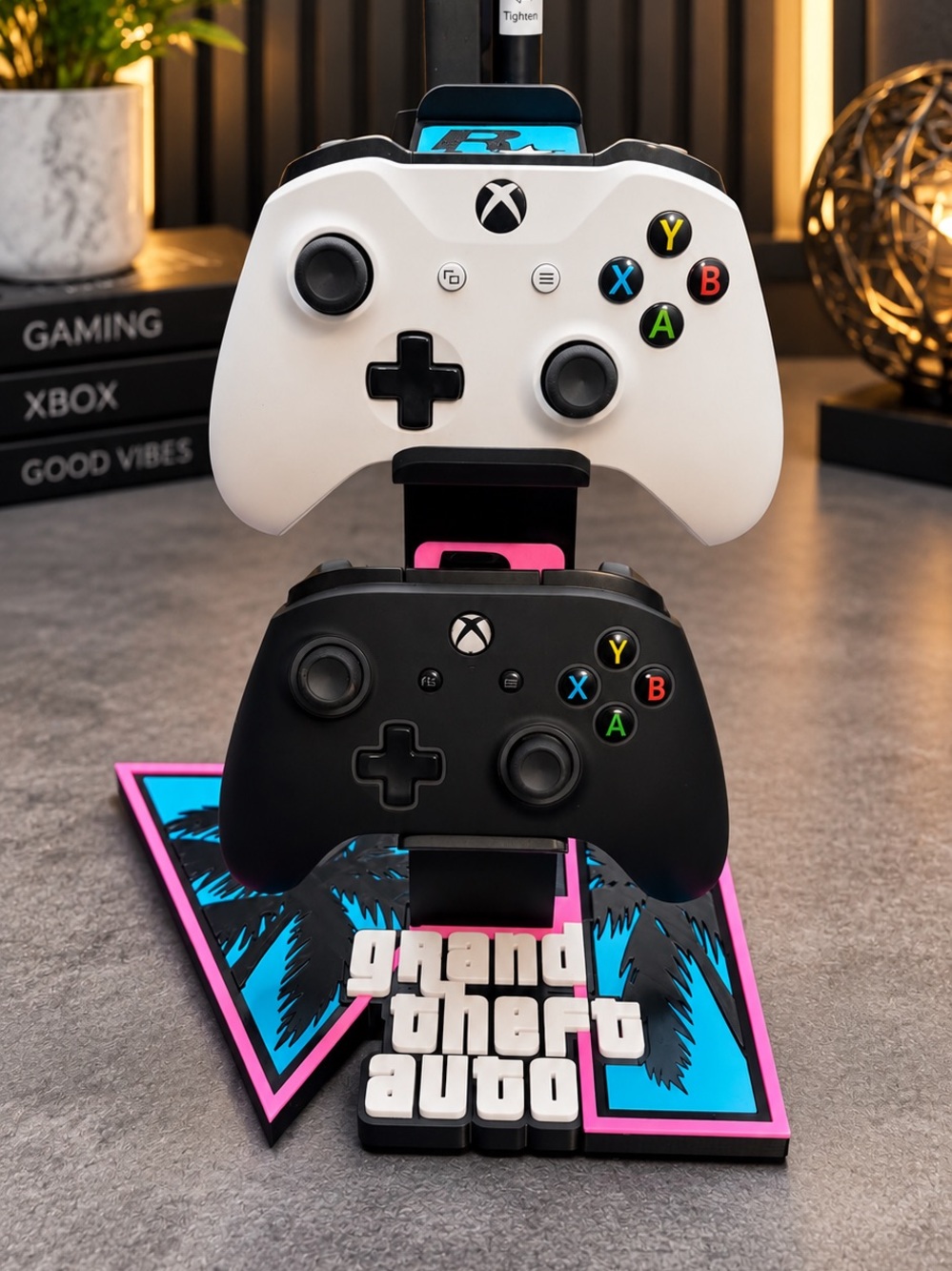 GTAVI Custom Duel Controller & Headset Holder ($99 Retail Custom Product)